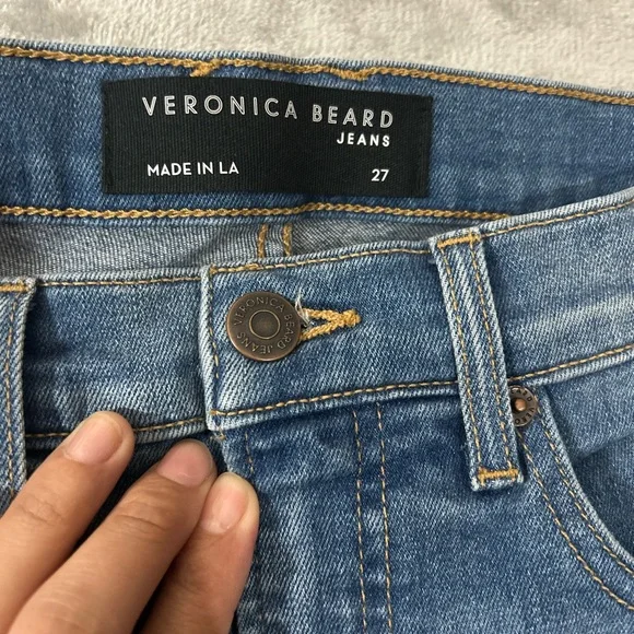 Veronica Beard Carly kick flare high rise jeans - Picture 4 of 11